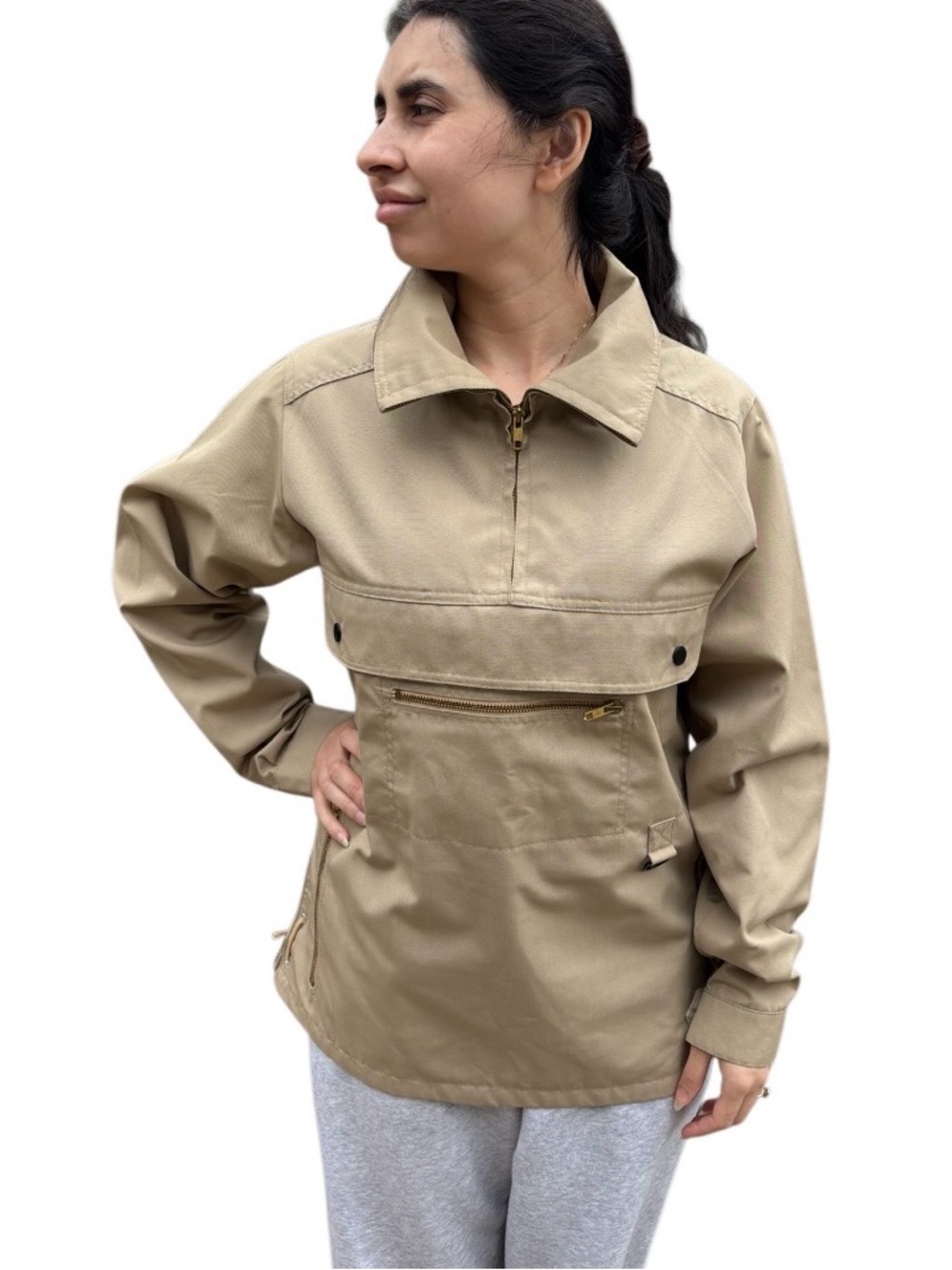 Vintage Topher Tan Anorak Jacket